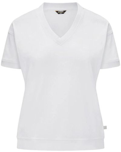 K-Way Rubiel camiseta de jersey de algodón - Blanco