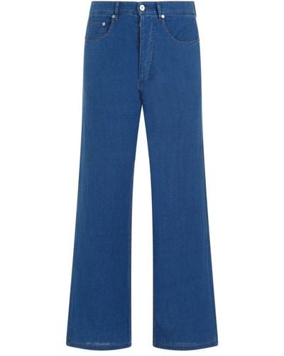 Palm Angels Straight Jeans - Blue