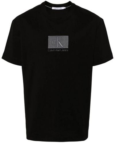 Calvin Klein Schwarze t-shirts und polos