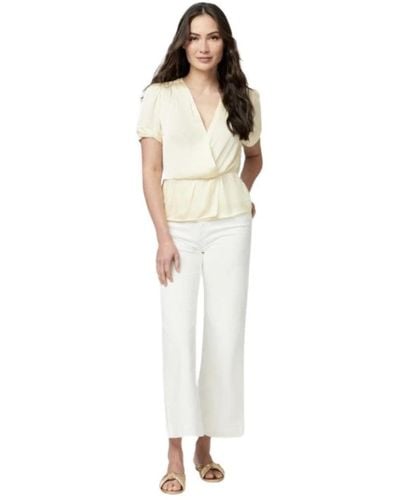 PAIGE Wide Trousers - White