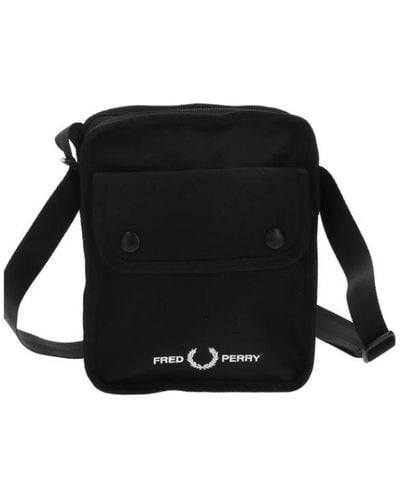 Fred Perry Messenger Bags - Black