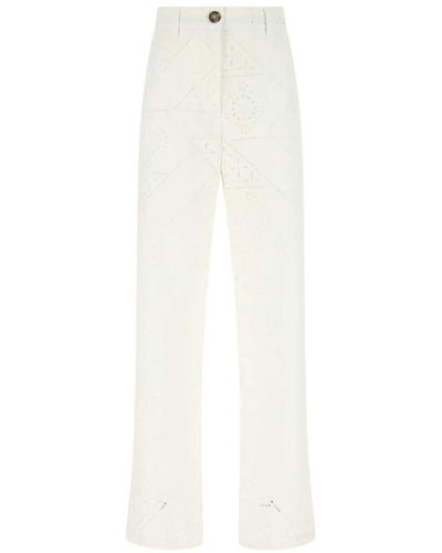 MSGM Pantalons - Blanc
