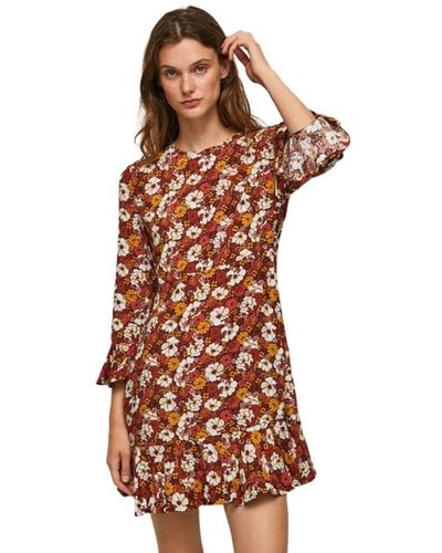 Pepe Jeans Robes - Marron