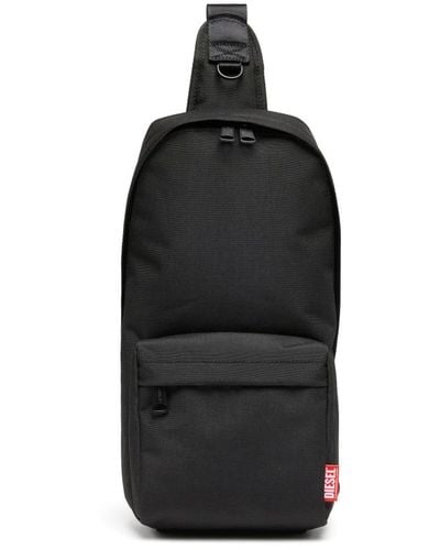 DIESEL D-bsc sling bag x - sling-rucksack aus heavy duty-stoff - Schwarz