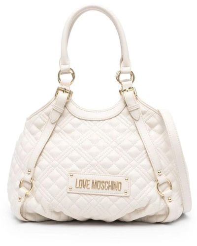 Love Moschino Tote Bags - White