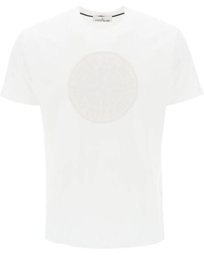 Stone Island Casual logo print sweatshirt - Weiß