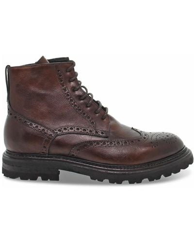 Guidi Shoes > boots > lace-up boots - Marron