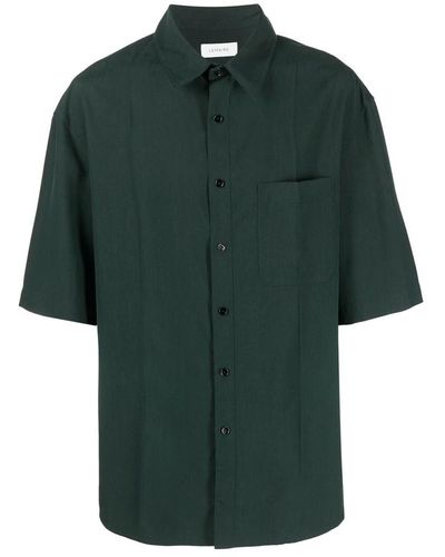 Lemaire Regular Collar Shirt - Grün