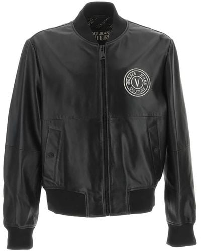 Versace Bomber Jackets - Black