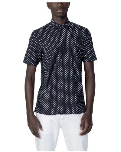 Antony Morato Short sleeve shirts - Blu