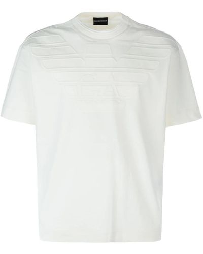 Emporio Armani Casual baumwoll t-shirt - Weiß