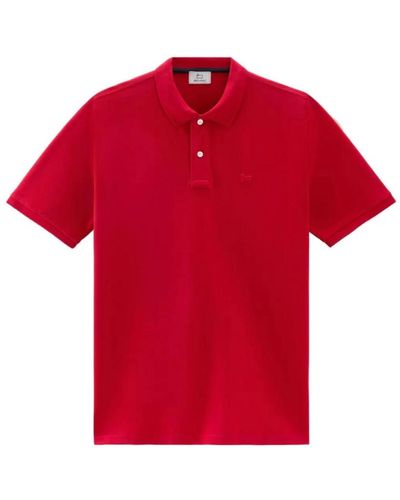 Woolrich Tops > polo shirts - Rouge