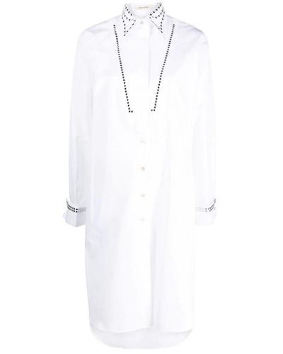 Wales Bonner Shirt Dresses - White