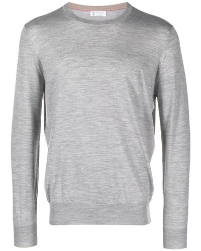 Brunello Cucinelli Sweatshirts - Gray