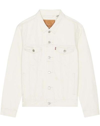 Levi's Stile senza tempo giacca in denim casual - Bianco