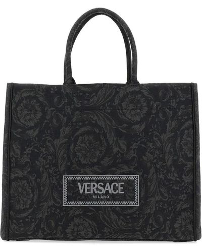 Versace Borsa shopper italiana - Nero