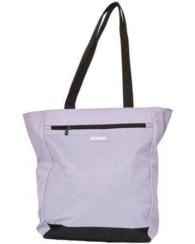 K-Way Tote Bags - Purple