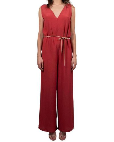 Niu Trousers jumpsuit - Rosso