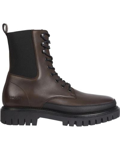 Tommy Hilfiger Lace-Up Boots - Brown