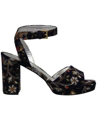 Ines De La Fressange Paris Shoes > sandals > high heel sandals - Noir