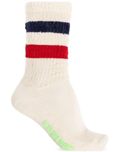 Golden Goose Socken mit logo - Blau