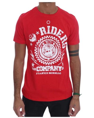 Frankie Morello T-Shirts - Red