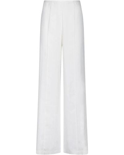 Nenette Elica pantaloni gamba larga bianchi - Bianco