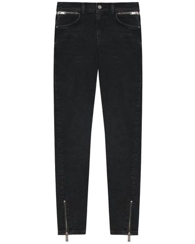 Anine Bing Slim-Fit Jeans - Black