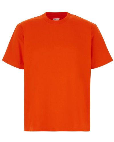 Bottega Veneta Tops > t-shirts - Orange