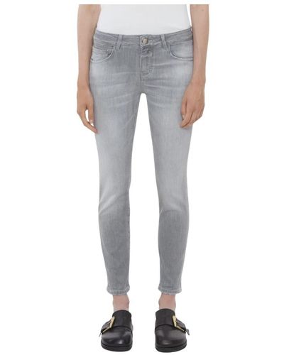 Closed Ultima comodidad baker skinny jeans - Gris