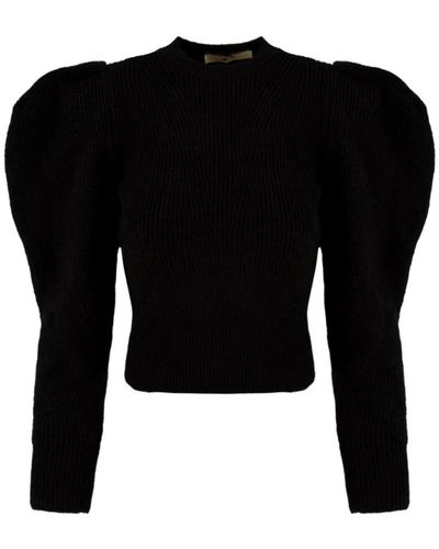 Akep Round-Neck Knitwear - Black