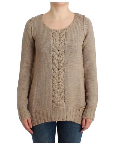Roberto Cavalli Knitted wool sweater - Braun