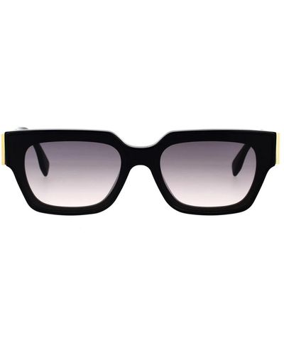 Fendi Glamouröse sonnenbrille mit minimalistischem rahmen und verlaufsgläsern - Braun