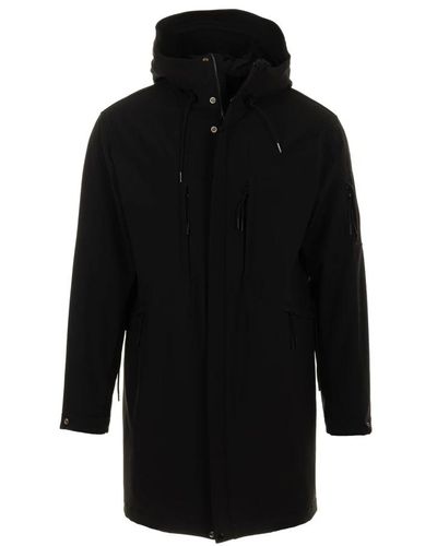 C.P. Company Cappotti parka shell-r neri - Nero