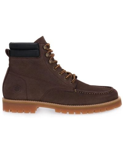Lumberjack Lace-Up Boots - Brown