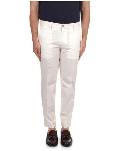 Re-hash Pantaloni bianchi stile mucha-c - Blu