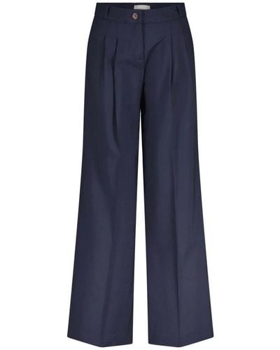 Kiltie Trousers > wide trousers - Bleu