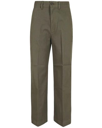 Polo Ralph Lauren Chinos cropped flat front oliva - Verde