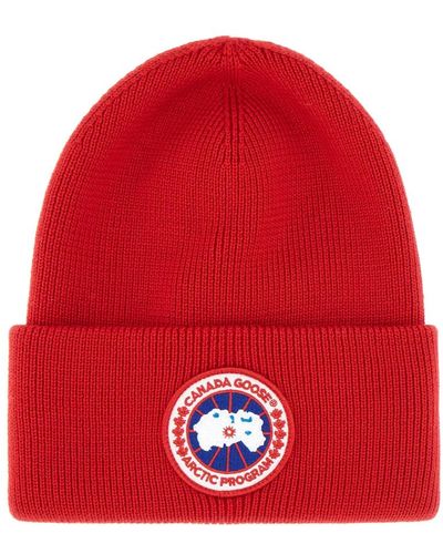 Canada Goose Beanies - Rot
