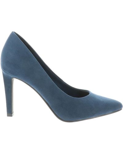 Marco Tozzi Zapatos de tacón de de tela - Azul