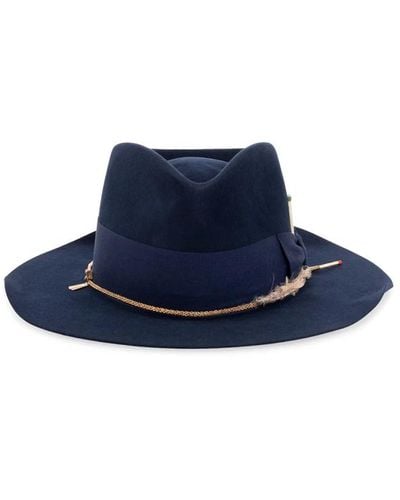 Nick Fouquet Hat - Blau