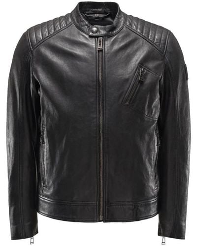 Belstaff Leather Jackets - Black