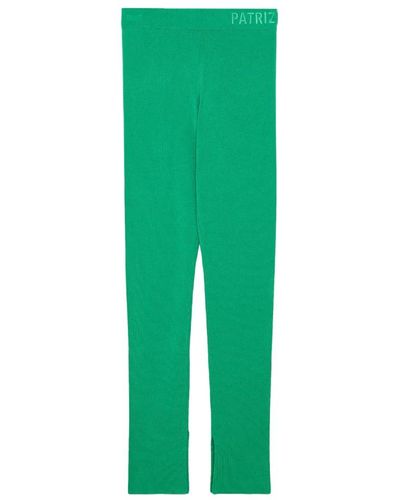 Patrizia Pepe Pantaloni vibrant - Verde