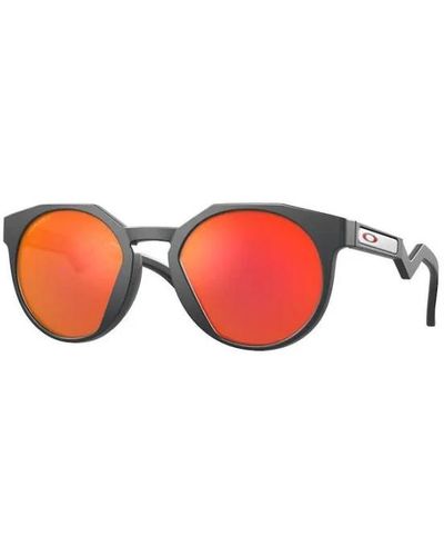 Oakley Schwarzer rahmen stilvolle sonnenbrille - Rot