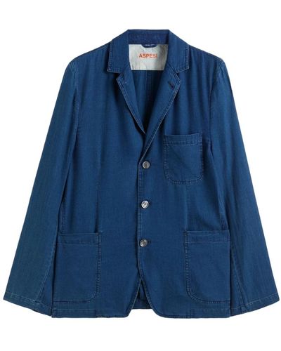 Aspesi Jackets > denim jackets - Bleu