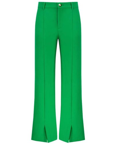 Chiara Ferragni Trousers > wide trousers - Vert