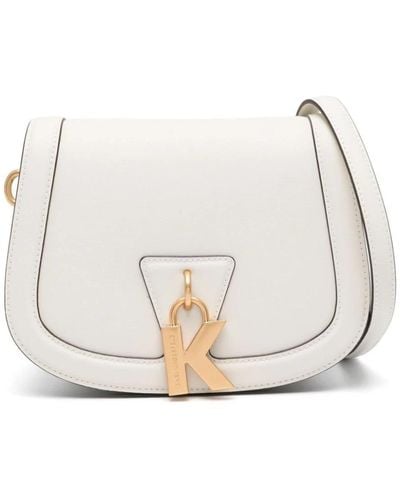 Karl Lagerfeld Cross Body Bags - White