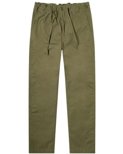 Orslow Straight Trousers - Green