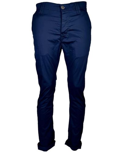 Blue De Gênes Slim-Fit Trousers - Blue
