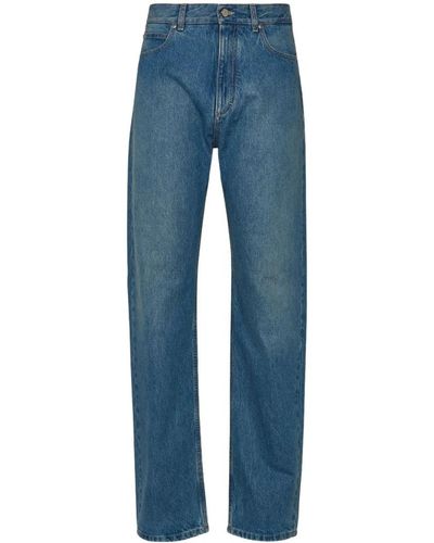 Ferragamo Straight Jeans - Blue